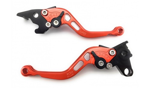 Paire leviers courts - paire, orange