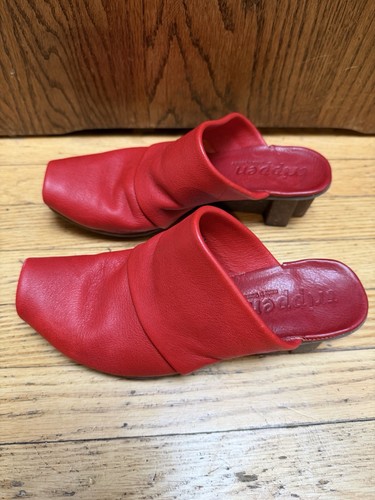Trippen red leather - red, toe