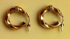 BOUCLES OREILLES CREOLES OR