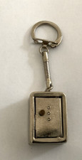 Metal keychain safe - bank SOCIETE GENERALE - vintage - keychain - IQ
