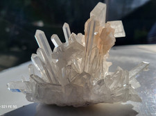 Cristaux de BARYTE sur QUARTZ