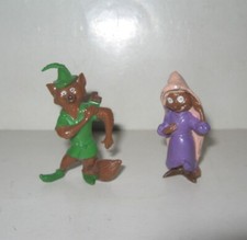 ROBIN HOOD & MARIAN HEIMO 1973 FIGURES ROBIN des WOIS WALT DISNEY VINTAGE 1973