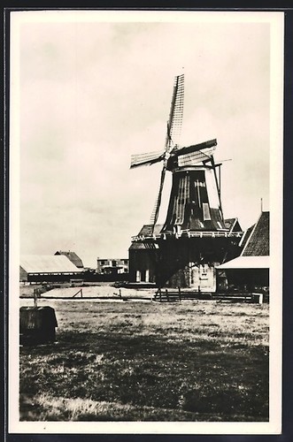 Carte postale texel molen - carte,
