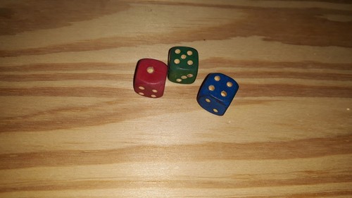 Dès ancien bois pour jeu - bois,