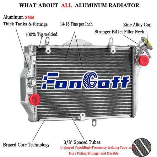 Aluminium radiateur pour honda - radiateur,