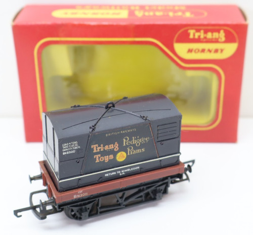 Wagon porte conteneurs - porte-conteneurs, tri-ang