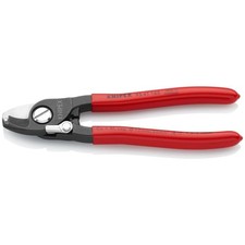 KNIPEX Tools - 95 41 165 Cable Shears With stripper (9541165) Red