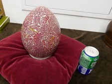 globe en verre mosaiqué pour lampe à poser,H 21cm