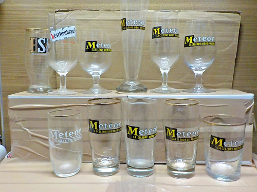 Verre ancien biere - verre,