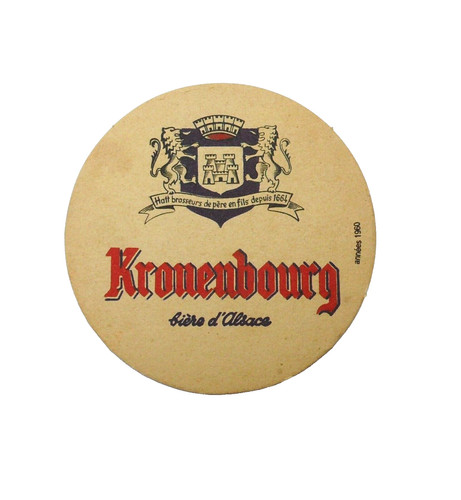 Sous bock bière - , kronenbourg