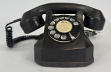 Rare! Party Line, Monophone Rotary Dial Desk Phone Bakelite Art Deco Vintage