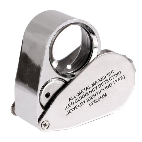 40x 25mm verre - verre, loupe