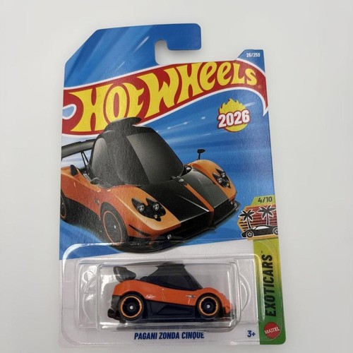 Hot wheels pagani zonda - zonda, cinque
