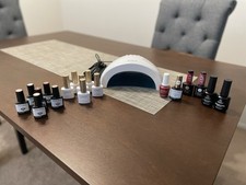 Gel Nail Polish Kit with UV Lamp