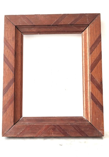 Cadre chêne ancien motif - ancien,