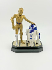 VINTAGE 1997 STAR WARS R2-D2 AND C-3PO PVC FIGURINE STATUE BY APPLAUSE