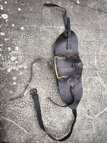 Sellette cuir fauve artillerie - sellette,