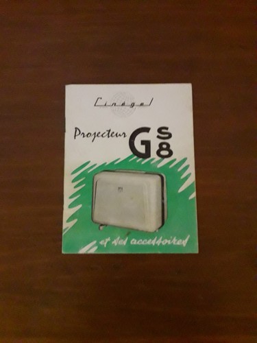 Notice projecteur cinegel - notice,
