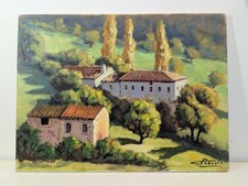 Huile sur toile – Ferme de