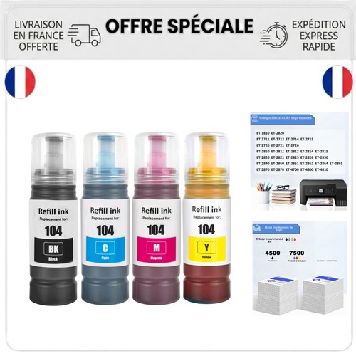 Encre compatible epson 104 - encre,