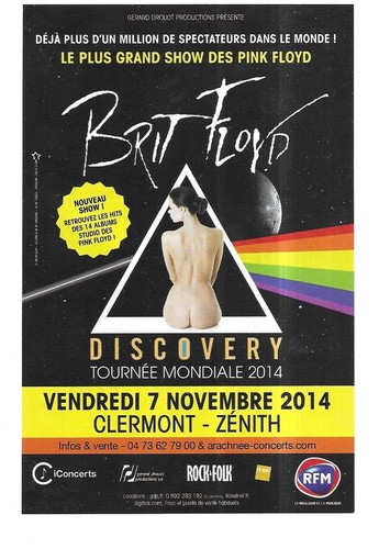 Flyer brit floyd in - in, concert