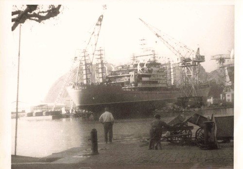 Ancienne photographie chantier - ancienne,