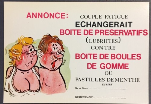 Carte postale humoristique - carte,