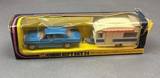 Vintage Corgi Gift Set 24 Mercedes-Benz 240D & Touring Caravan (As-is Box)-C@@L!