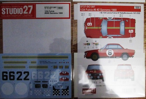 Decal s27dc1267 1969 - 1/24:,