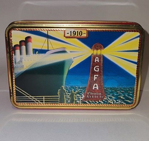 Boîte métallique agfa - boîte,