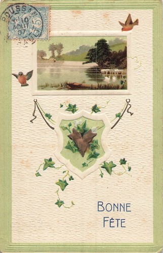 Illustree gaufree bonne - cp,
