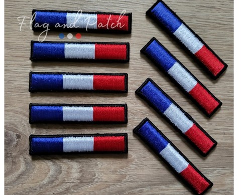 Ecusson patch drapeau - 3d,