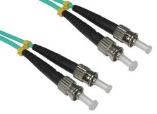 Câble De Fibre Optique Duplex ST-ST Multimode OM4 50/125µm, 0,5m - PSG92103