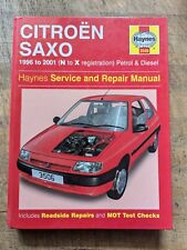 Citroen Saxo (Petrol & Diesel) 1996-2001 Haynes Workshop Manual