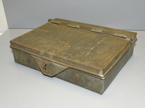 Ancienne boite metal caisse - -,