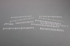 ZZ094 JOUF train decor I lot barrier wood fence 11.5 cm 10u