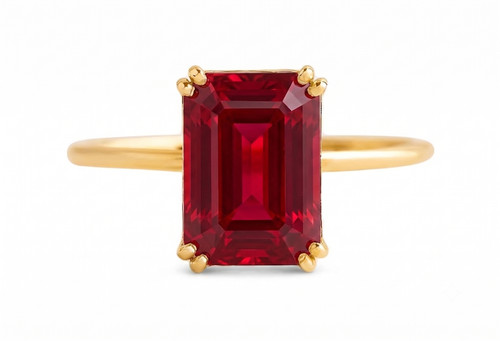 Bague artisanale rubis - en,