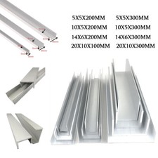 Aluminium U-profiles aluminium profile model making aluminium U profile rail 100-300 cm