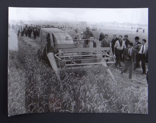 Vintage photo braud combine - vintage,