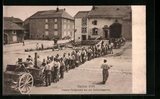 CPA Barbas, Unsere Feldgrauen bei der Gulaschkanone 1915 