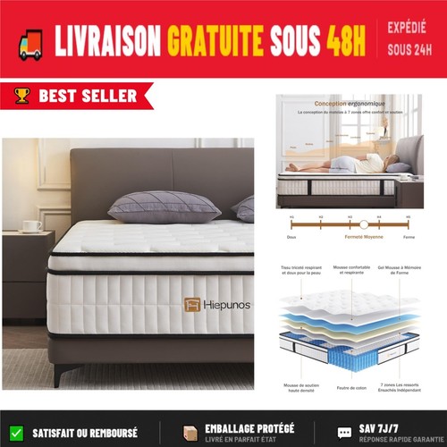 Matelas hiepunos 180x200 - matelas,