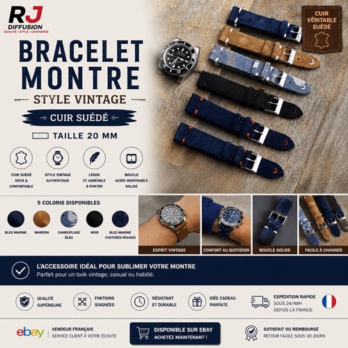 Bracelet montre suédé style - bracelet,