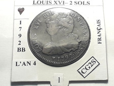 2 Sols Louis XVI 1792 BB -1