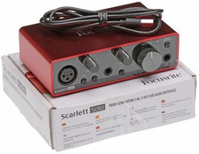 Focusrite Scarlett Solo USB Audio Interface Mic Preamp (Gen 3) - NEW OPEN BOX