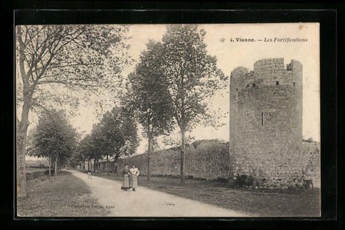Cpa vianne les - vianne,, fortifications