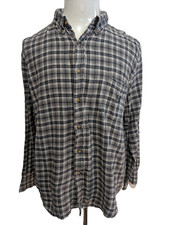 CHAPS Flanelle Grise Bleue XL