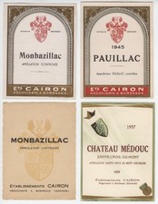 ANCIENNES ÉTIQUETTES VINS