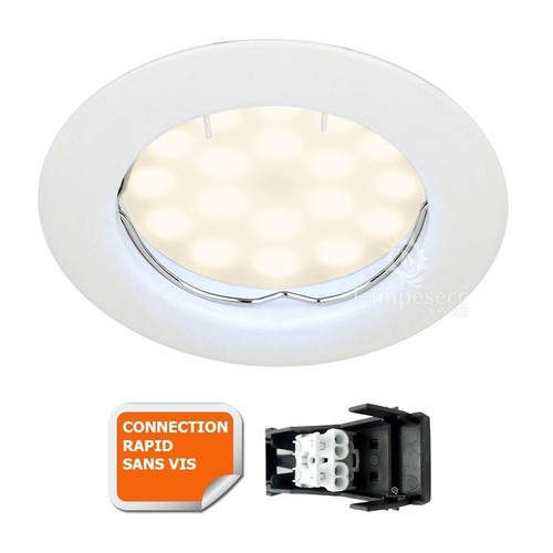 Spot led complete ronde - , fixe