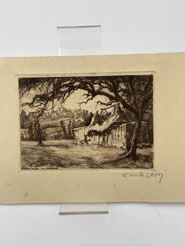 Gravure eau forte beaumont - forte, :