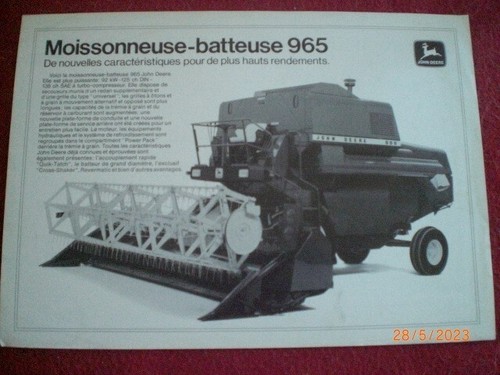 John deere 965 - deere, combine